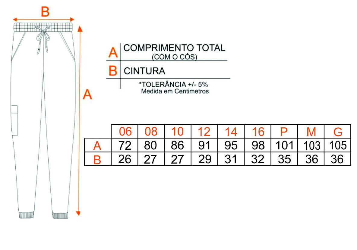 CALÇA ELASTICTEL L/C