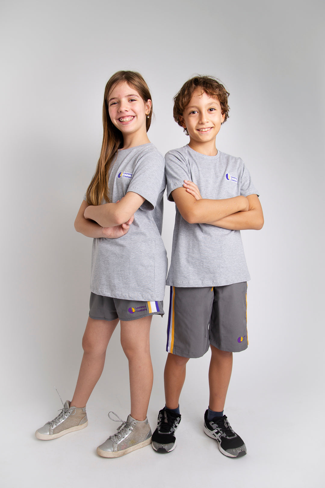 CAMISETA ALGODÃO MANGA CURTA MESCLA L/C