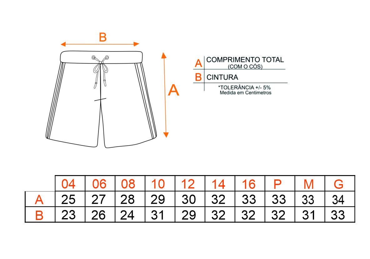 SHORTS ELASTICTEL FEMININO L/C
