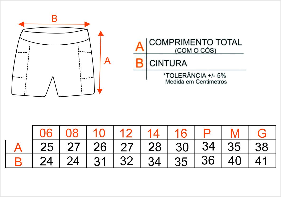 BERMUDA FEMININA L/C