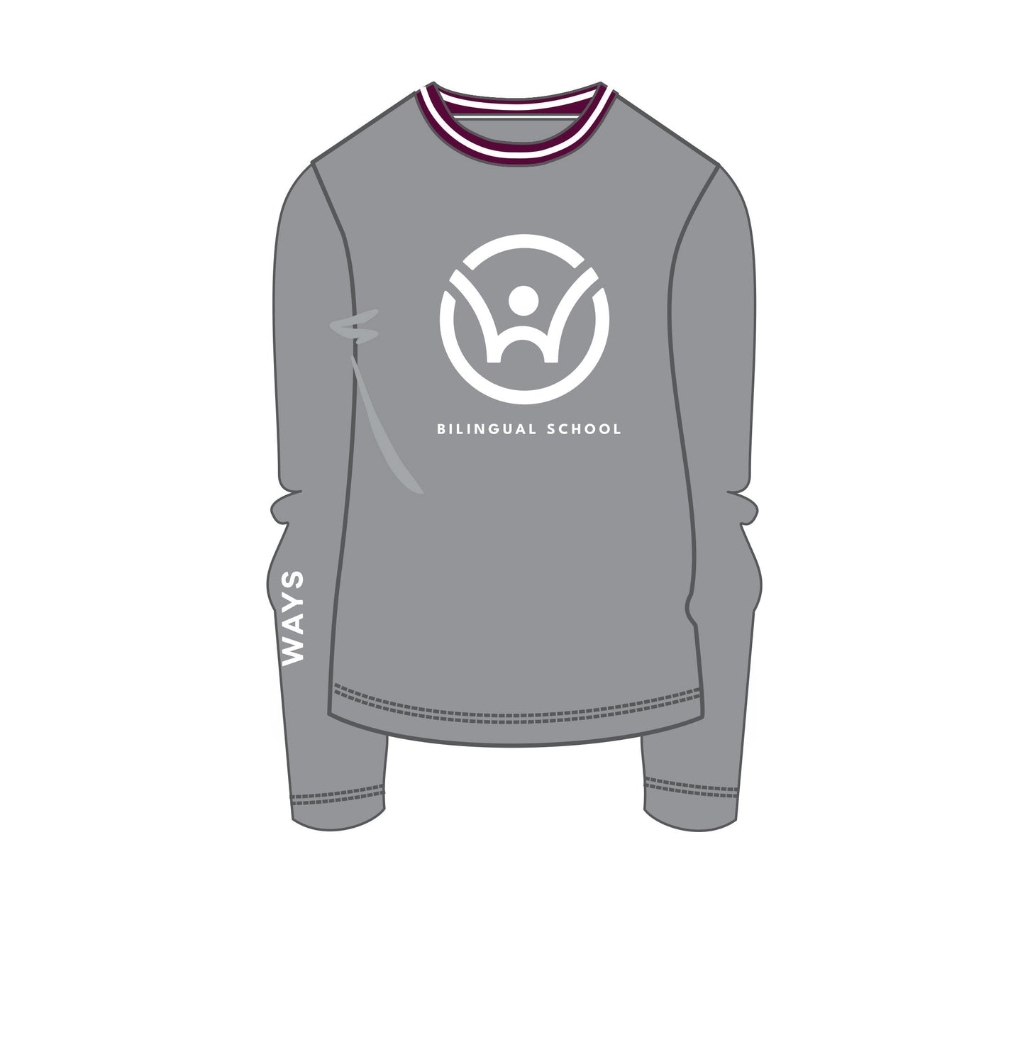 CAMISETA BASICA TECH MANGA LONGA MESCLA WAYS