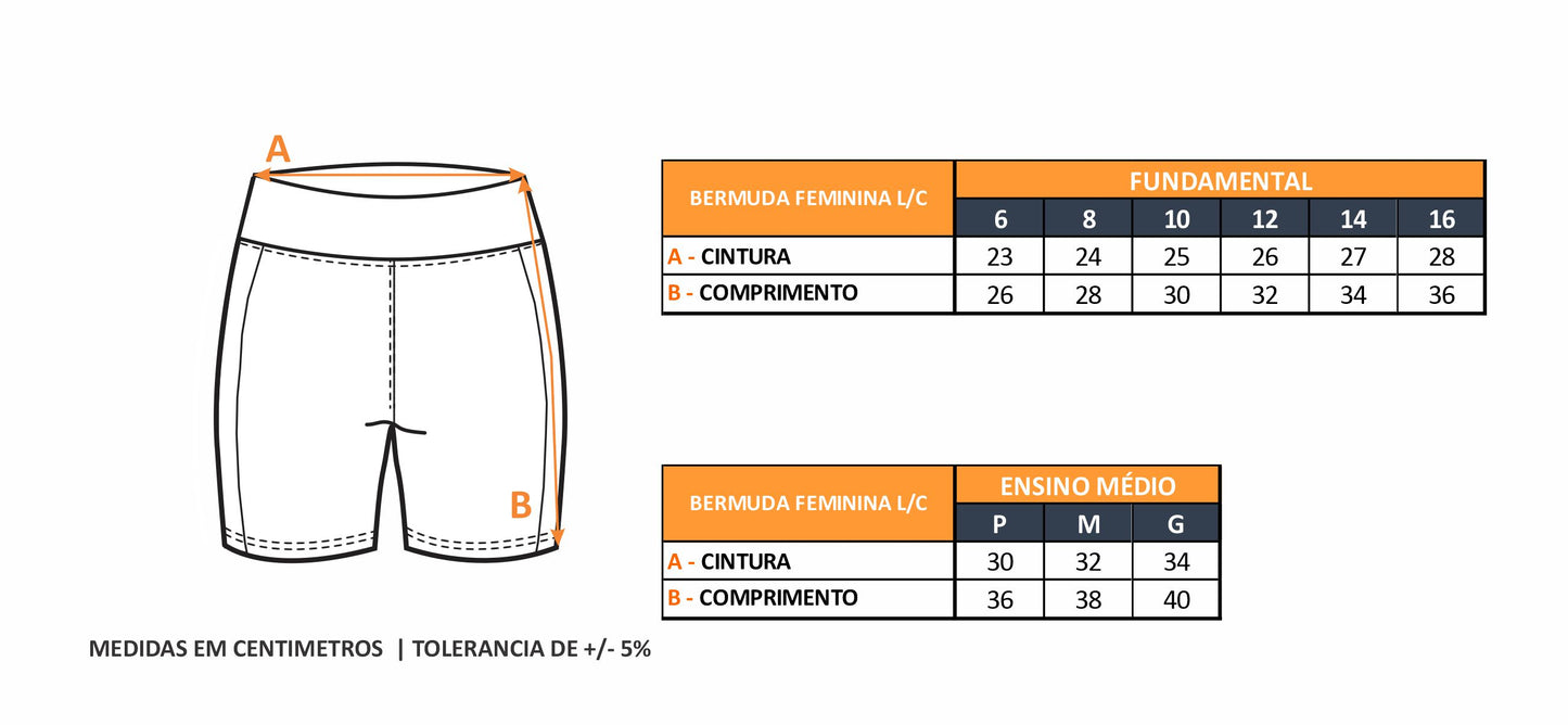BERMUDA FEMININA L/C