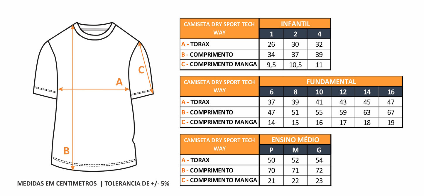 CAMISETA DRY SPORT TECH WAYS