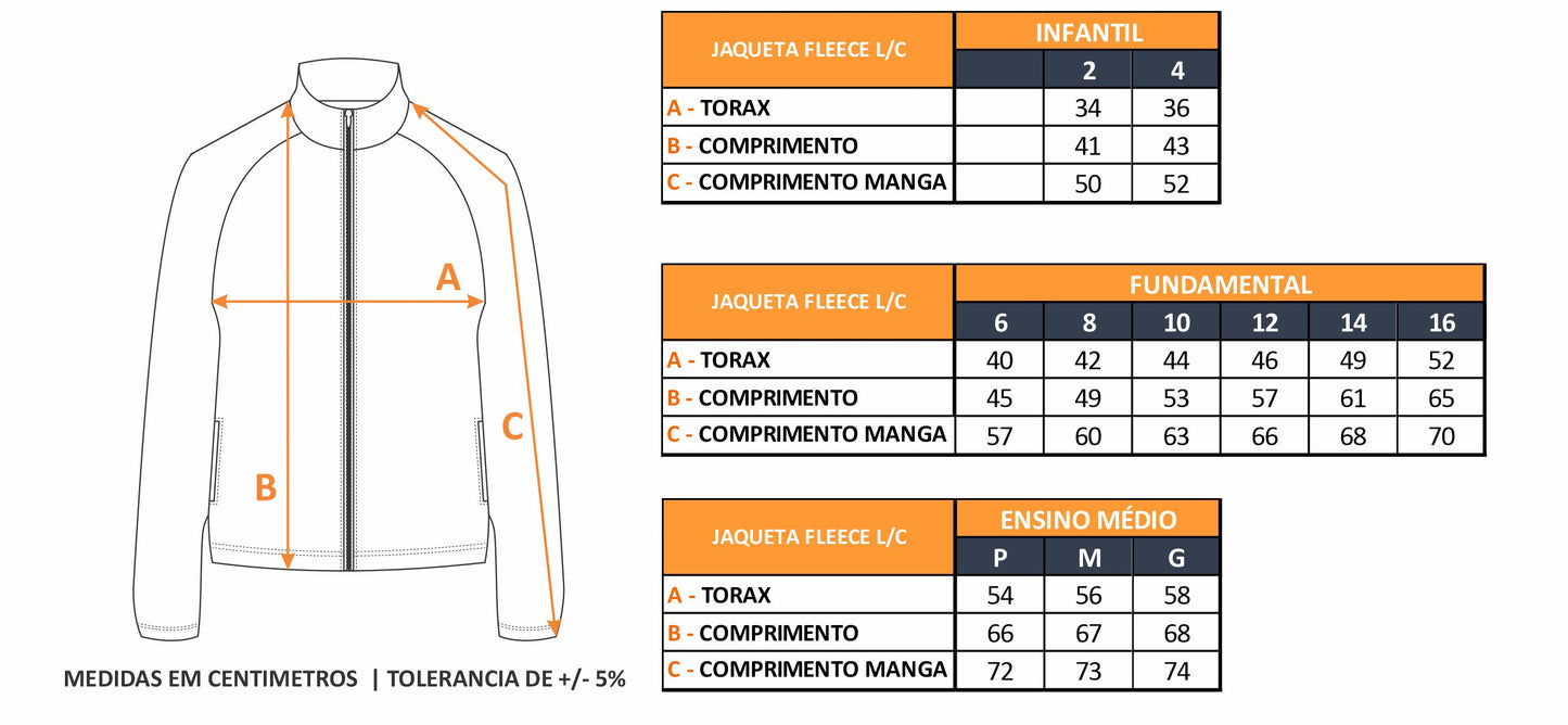 JAQUETA FLEECE L/C