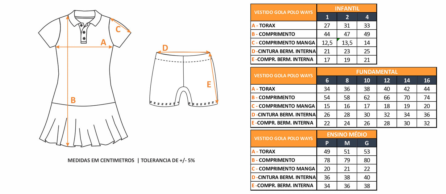 VESTIDO GOLA POLO WAYS