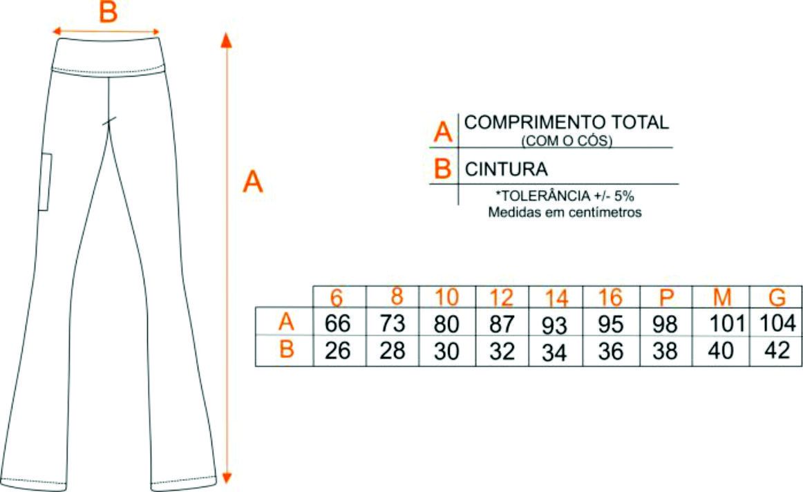 CALÇA BAILARINA L/C