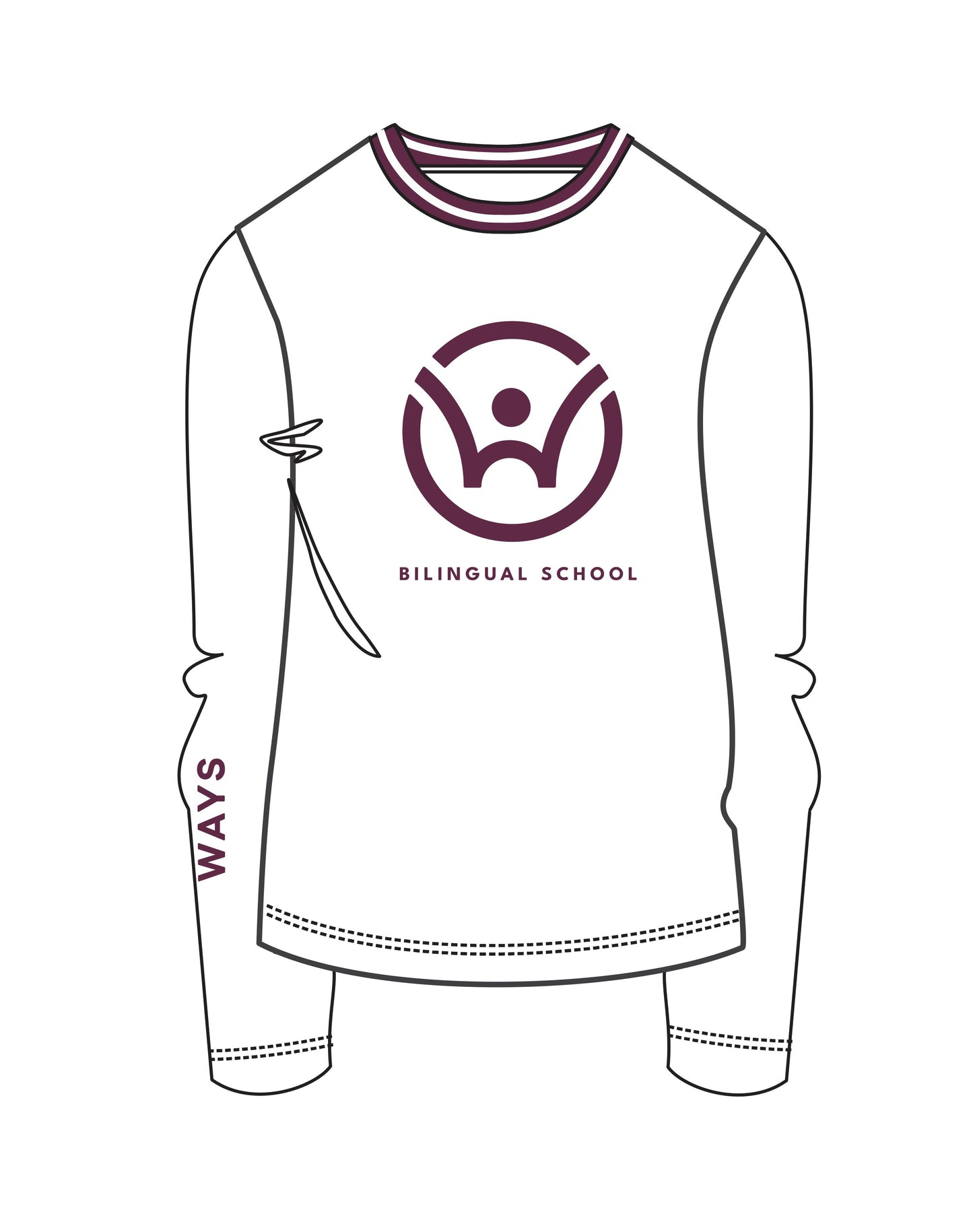 CAMISETA ALGODÃO MANGA LONGA UNISSEX WAYS