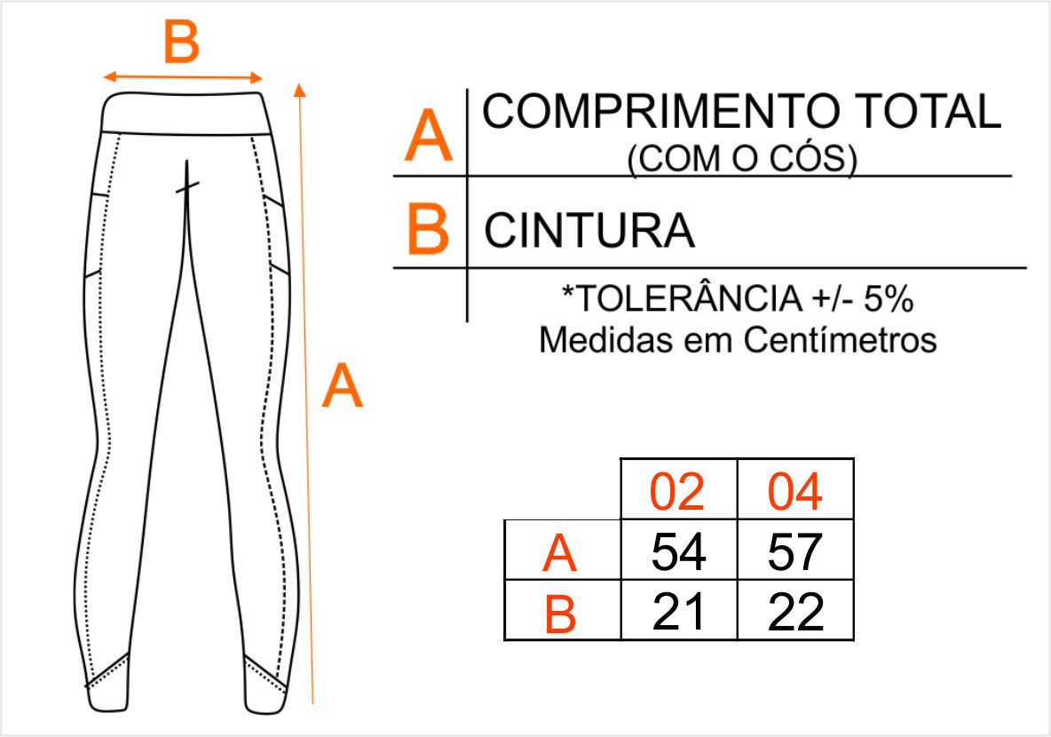 CALÇA LEGGING INFANTIL L/C