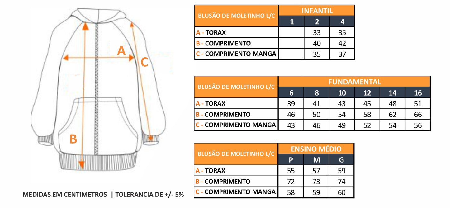 BLUSÃO DE MOLETINHO L/C