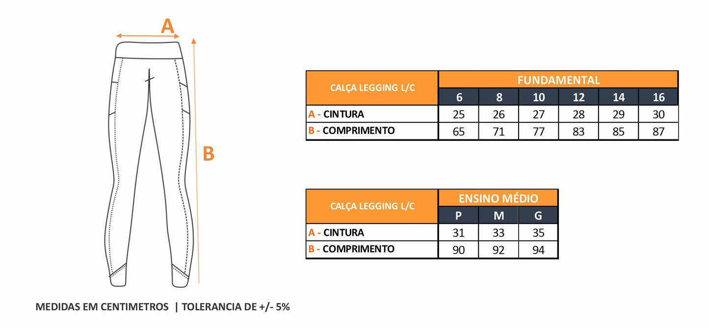 CALÇA LEGGING L/C