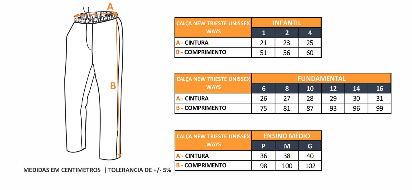 CALÇA NEW TRIESTE UNISSEX WAYS